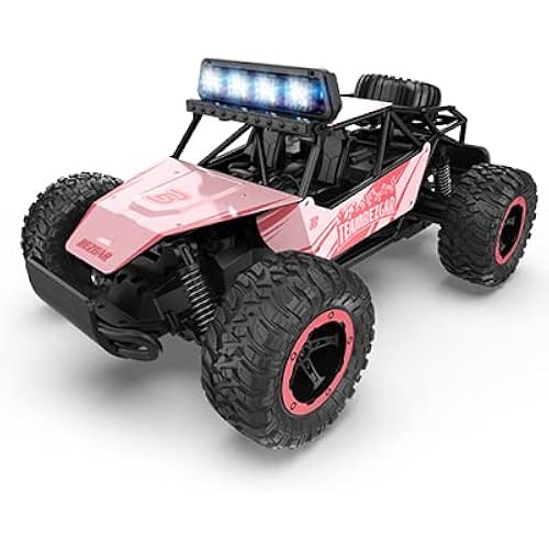 BEZGAR TB141 RC Cars-1:14 Scale Remote Control Car,2WD High Speed 20 Km/h All Terrains Electric Toy Off Road RC Car Vehicle Truck Crawler with Two Rechargeable Batteries for Girls,Boys Kids&Adults