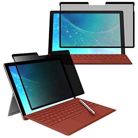 SenseAGE Magnetic Surface Pro Privacy Screen, Privacy Filter, Screen Protector, Anti-Glare and Blue Light Filter for Easy On/Off, Compatible with Microsoft Surface Pro 4/5/6/7, 12.3 inch Cover