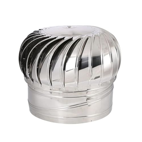 Chapeau de cheminée rotatif 100mm extracteur d'air de toit en inox - 2
