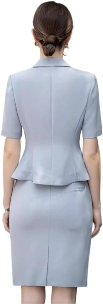 Suit Two Sets of Female Anchor Clothing Professional Temperament Hosts Formal Dress Suit
