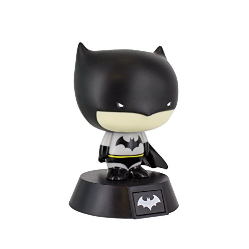 Dc Comics Luce 3D, A Forma Di Personaggio, Plastica, Nero