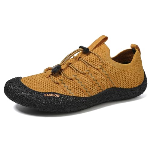 Womens Hike Barefoot Shoes Wide Toe Box Zero Drop Sneakers Comfortable Lightweight Mesh Breathable Aqua Swim Shoes Non Slip Walking Running Pool Beach Grounded Footwear Fashion Sneakers