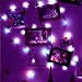 Ranlraka Purple Fairy Lights Battery Operated 7Ft 20 LED String Lights Starry for Bedroom Decor Diwali Halloween Christmas Lights Tree Wedding Party Decoration-2Pack