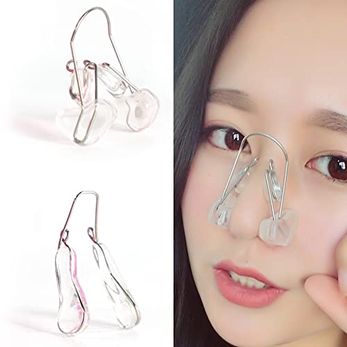 Beauty Nose Shaper Clips Transparent Silicone 3D Bridge Nose Lifter Soft Free-Pain Nose Clip