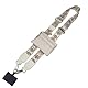 Noverli Handykette mit Tasche – Verstellbare Handy Umhängeband 65–125cm, Abnehmbare Karabiner, Universelle Handykette Damen für Handyhülle & Reisen (Vintage Cream)