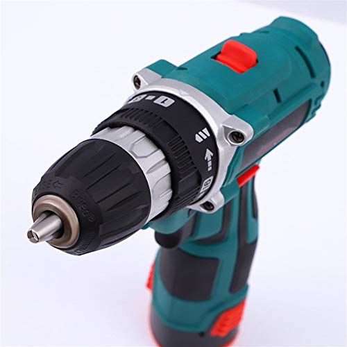 QHYXT Elektrische Bohrmaschine Zwei-Gang-Lithium-Bohrmaschine Elektrischer Schraubendreher für die Reparatur von Garagen… – Bild 4