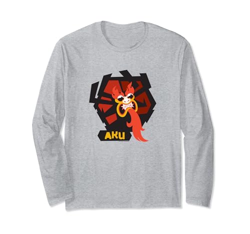 Samurai Jack Angry Aku Long Sleeve T-Shirt