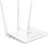 Tenda F3 300Mbps Wireless Router, with 3 Fixed Antenna, 3Lan, 1Wan Port