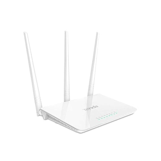 Tenda F3 300Mbps Wireless Router, with 3 Fixed Antenna, 3Lan, 1Wan Port