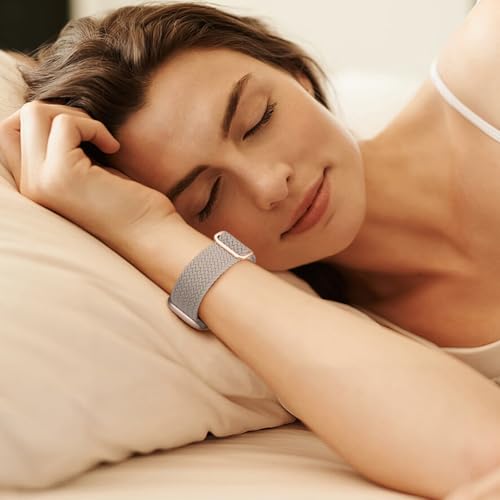 Image of Braided Stretchy Band Compatible with Apple Watch 40mm 41mm 42mm 38mm 44mm 45mm 46mm 49mm Women Men, Breathable Adjustable Nylon Sport Solo Loop Strap for iWatch Series 11 10 9 8 7 6 5 4 3 SE /Ultra 2