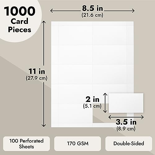 Best Paper Greetings WACHG 1000 Piece Blank Printable Business Cards 3.5 X 2 thumb #4