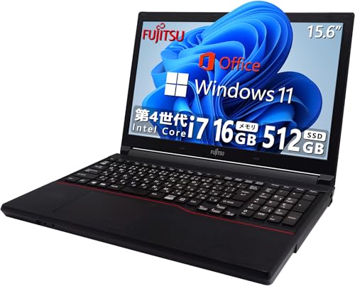 yςݕiz yCPU:4Core-i7zxm m[gPC FMVV[Y/Win 11/MS & Office 2019/eL[/15.6C`/WIFI/USB 3.0/ݒsv SҌ ݑΖ dp wKp m[gp\R