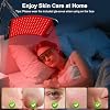 Red Light Therapy for Body and Face, Red Light Panel with 660nm & 850nm LEDs, Infrared Light Therapy Lamp with Adjustable Stand, Red Light-Therapy at Home with Eyes Protection Goggles