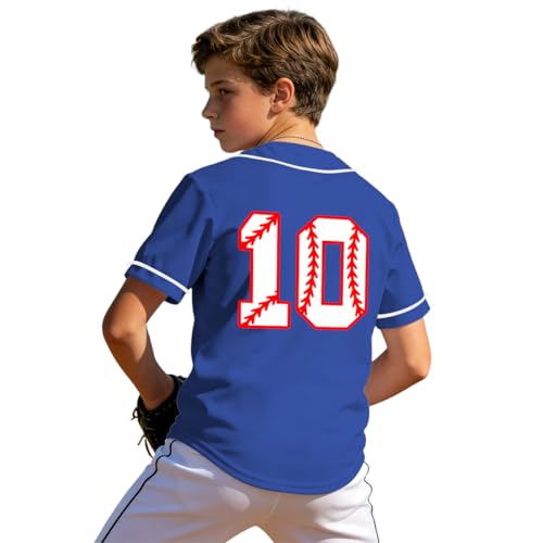 Image of Yuji Itadori Kids Baseball Birthday Shirt 7th 8th 9th 10th Year Old Toddler Boys Girls Shirts Birthday Clothes
