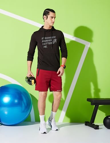 Image of Amazon Brand - Symbol Men's Active Winter Hooded Sweatshirt | Performance Wear