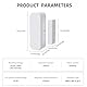 WiFi Türsensor, 10 Stück Wireless Türfenstersensor, Intelligenter Fensterkontaktsensor, Drahtloser Fenstertürsensor Alarm für Heimsicherheit und Smart-Home-Automatisierung, Kein Hub Erforderlich