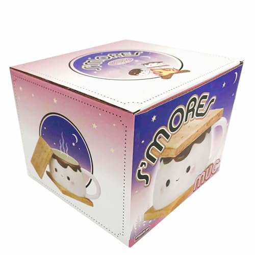Taza de cerámica Marshmallow S'more con tapa miniatura 7