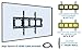 Mount-It! Low-Profile TV Mount | Flush Large TV Wall Mount | Slim Fixed Wall Mounting Bracket for 42-70 in. Screen Displays | VESA Compatibility up to 850x450 | 220 lbs Capacity