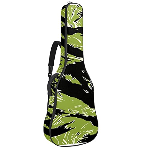 Sac à dos guitare basse renforcé avec rembourrage de sécurité épais style militaire camouflage