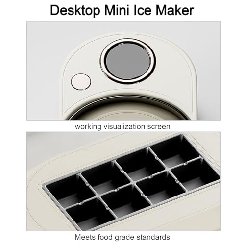 Fabricadora de hielo portátil para encimera color púrpura miniatura 6