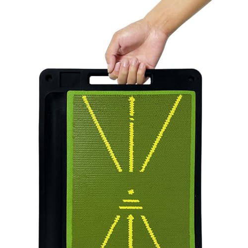 Tapis de frappe polyvalent de golf pour swing résistant et compact