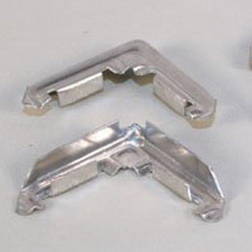 Prime-Line Mill Metal 5/16 in. W x 3/4 in. L Screen Frame Corner 1 pk