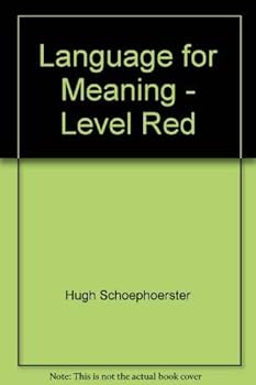 Hardcover Language for Meaning - Level Red Book