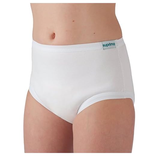 SUPRIMA Bodyguard Kids Ultra Inkontinenzslip | Kinder | Größe 86-164 | Weiß | 8118 (152)