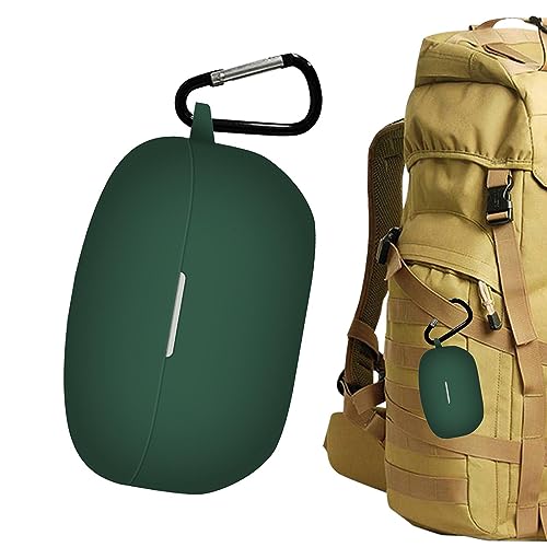 WF-1000XM5 用 ケース 全面保護カバー ワイヤレスヘッドフォンカバー シリコンケース カラビナ付き 耐衝撃 防水 防塵 装着充電可能 全面保護 キズ防止 WF-1000XM5 対応インイヤーヘッドホン用ヘッドホンケース 軽量 キズ防止 防震 防塵