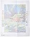 Dimensions Needlepoint Kit, Winter Sky Cabin, 11'' x 14'',Blue