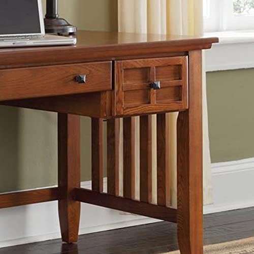 Arts & Crafts Cottage Oak Executive Desk By Home Styles #TOP2