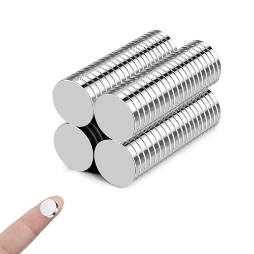 80 Pcs | 10x2mm Aimants Ronds Extrêmement Puissants, Petits Aimant Frigo Néodyme Puissants, Magnets Mini Aimants,pour Réfrigérateur, Images,Bricolage,...