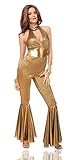 Costume Culture Women's Disco Diva Costume, Gold, Large