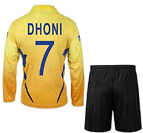 Buy Teky csk Jersey Full Sleeve dhoni 