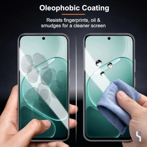 Image of Tempered Glass for Oppo A6 Pro | A6x | A6 4G | A6s - Military Grade 9H Screen Guard, Anti-Scratch, Shatterproof, Edge to Edge Full Coverage - Black Border