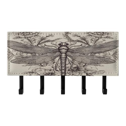 Portallaves de pared con libélula para solucionar el desorden de las cartas 7