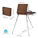 MEEDEN PRO Watercolor Pochade Box: Plein Air Easel for Painting On the Go - Beech Wood Art Supplies Storage Box with Stainless Steel Tripod for Professional Artists