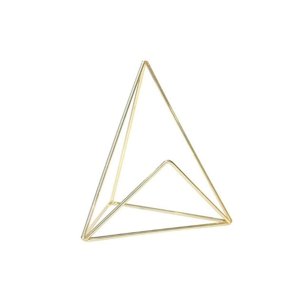 MOBYGKFY Iron Geometric Business Name Card Holder Display Stand Rack Desktop Table Photo Note Folder Organizer 2 Sizes