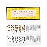Réparation simplifiée : Ce kit d'accessoires de couronne et tige de montre facilite le remplacement des pièces usées ou endommagées, offrant une solution pratique pour restaurer le fonctionnement optimal de votre montre sans complications.