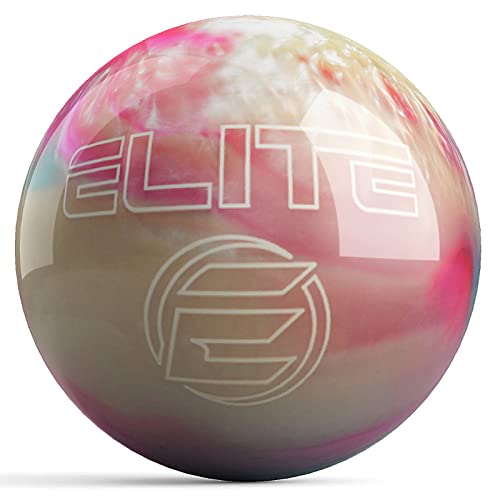 Elite Pre-Drilled Star Bowling Balls (Large Drilling, 8 Lbs, Pink/Sky Blue/White) #TOP8