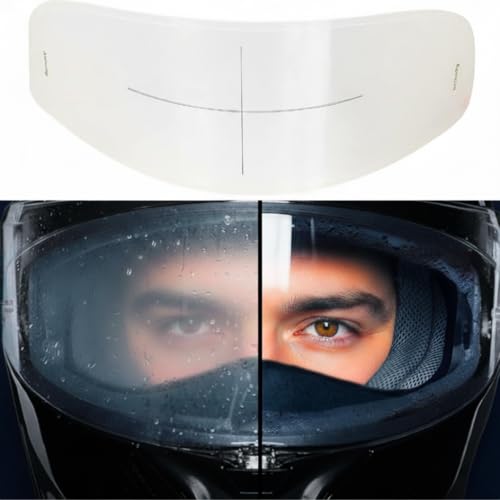 MOTORBIKE HELMETS FOGCITY ANTI-FOG VISOR INSERT Universal Fog Resistant Fits All Non Pinned Open Face And Full Visors Helmet