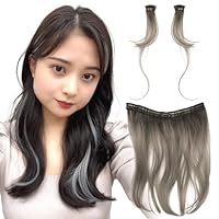 おしゃれなグレー50%ハーフウイッグ おしゃれなグレー50%ハーフウイッグ