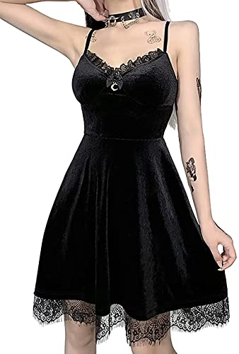 Gothic Dress Vintage Plus Size Goth Dresses for Women Romantic Casual Draped Clothes Dress