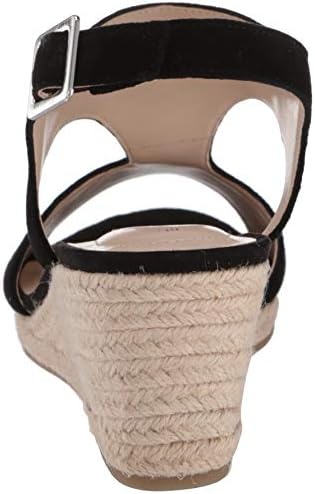 Bandolino Women's Natasha Espadrille Wedge Sandal, Black, 5 | Image 2