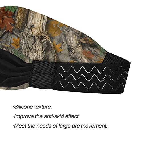 Oyihfvs ZXBB-114432-11 Real Tree Camouflage For Hunting Women'S Headbands Yoga Workout Exercise Stretchy Headband Breathable Head Wraps Sweat Wicking Hair Bands Head Scarf thumb #2