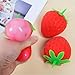 Cute Strawberry Squeeze Toys,Upgrade Fruit Squishies,Stress Relief for Office Workers、Anxiety Relief、Focus Improvement、Desktop Decoration(1PCS)
