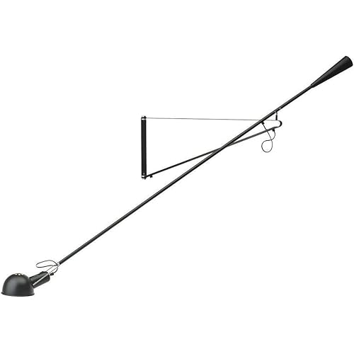 Amomey Retro Long Wall Light, Old -Fashioned Industrial Wall E27 -Available Wall Lights Rotating Bedside Lamp with Bedroom Bedroom Bedroom Bedroom Reading Light, Black/135 cm (Color : Black)