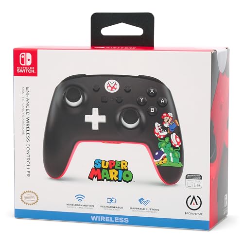 PowerA Enhanced Wireless Controller for Nintendo Switch/Switch 2 / Switch Lite/OLED Model - Mario Mayhem - Gamepad, game controller, Officially Licensed (Amazon Exclusive) by PowerA - Image 9