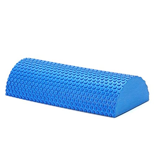 Half Round Foam Roller EVA Barra para Ejercicio de Espalda Columnas de Yoga para Masaje Muscular y de Tejidos Azul miniatura 1