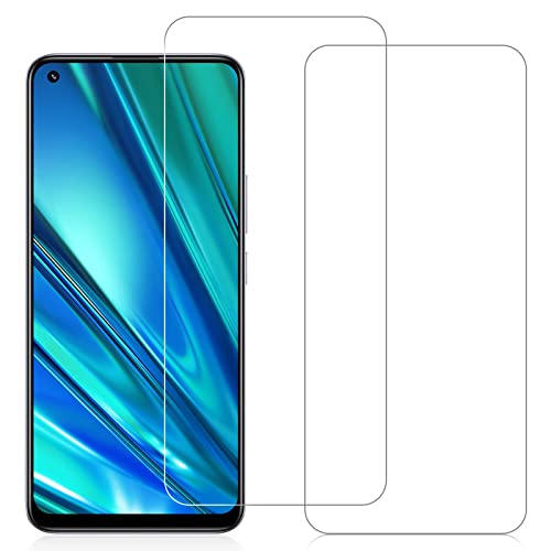 Agedate Displayschutz Kompatibel mit Realme 8 5G Panzerglas für Realme 8 5G Schutzfolie [2 Stück], 9H Anti-Kratz, Schlagfestigkeit, Keine Fingerabdrücke, Rundumschutz, Einfache Installation Cover